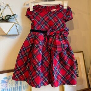Bitty Baby by American Girl  Size 5 red checkered dress